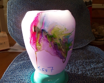 violet blowout candle