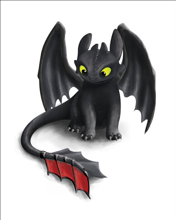 Toothless Inspired Dragon How To Train Your Dragon Printable