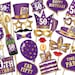 50th birthday Photo Booth props - Instant Download printable PDF. Fiftieth birthday party Photo Booth supplies. Fifty Today - 0193