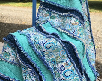 Rag quilt, lap quilt, patchwork quilt, quilts for sale, homemade quilts, baby bedding, home decor, throw quilt, housewarming gift