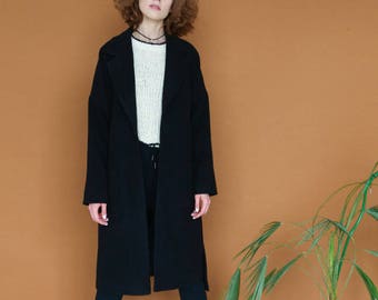 Essential black winter coat