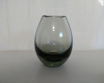 Vintage Per Lutken Holmegaard #15387 Glass Vase - Danish Modern