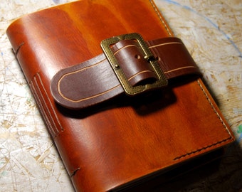 Personalized A6 Leather Journal, Stitched journal, Handmade Journal, Gift for Him, Gift for Her, Leather Notebook Diary