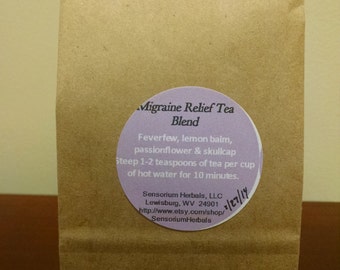 Migraine relief tea blend (2 oz. )