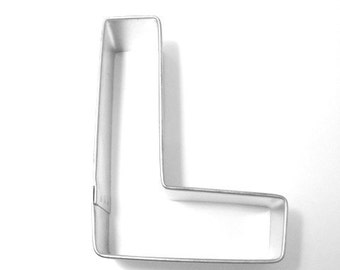 Capital Letter L - 3 inch Cookie Cutter