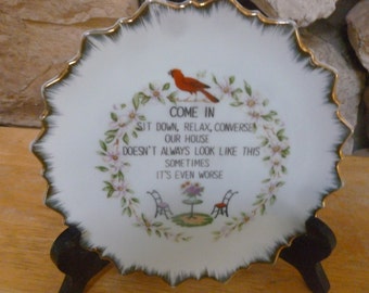 Vintage Dirty House Wall plate