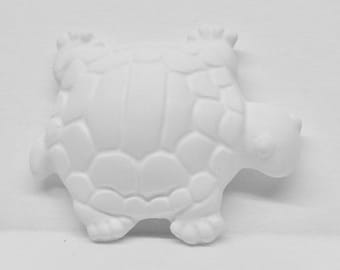 Ready To Paint/DIY/Plaster/ChalkWare/PlasterCraft/Flat Back Magnet Turtle #195B