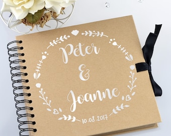 Personalised Scrapbook / Photo Album Wedding Guest Book
