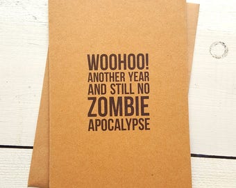 Funny Birthday Card - Hand Made Cards - Funny Friend Card - Best Friend Card - Funny Love Cards - Boyfriend Card - Funny Greeting Cards