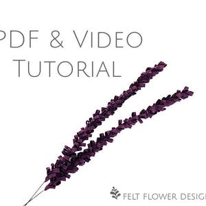 Felt flower tutorial | Etsy