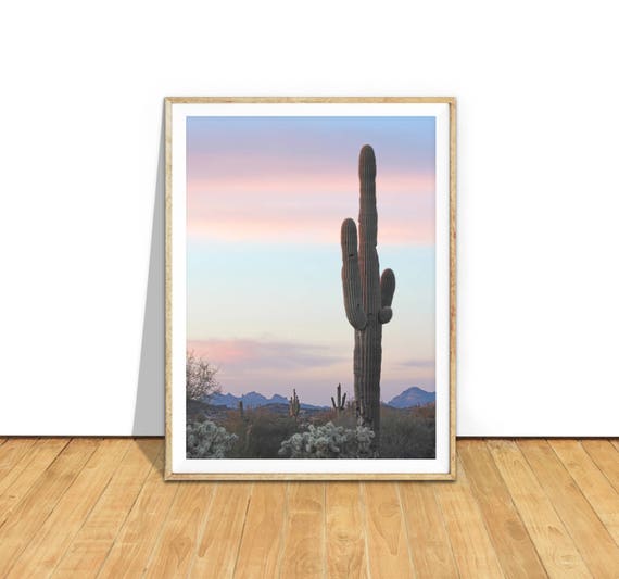 Desert Print Cactus Print Desert Art Photography Digital