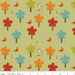 04440 - Riley Blake Giraffe Crossing Trees in Green fabric - 1/2 yard