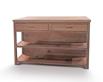 Kitchen Island, Table, Reclaimed Wood, Counter Table, Kitchen Table, Handmade