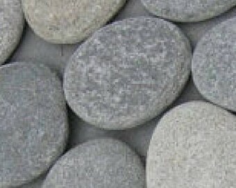 Craft Rocks, 10 Flat Beach Stones, Craft Stones, Art Rocks, Stones to Paint, Alphabet Rocks - LARGE FLAT STONES 4 inch