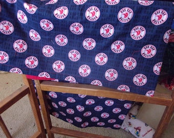 Boston Red Sox Baby Crib Blanket or A Great Lap or Wheel Chair Blanket