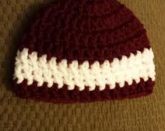 Preemie Maroon Beanie