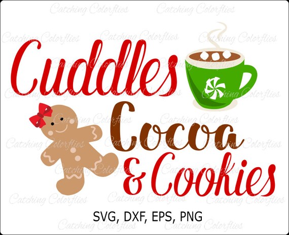 Download Christmas Svg Cut files Cuddles Gingerbread cookie SVG