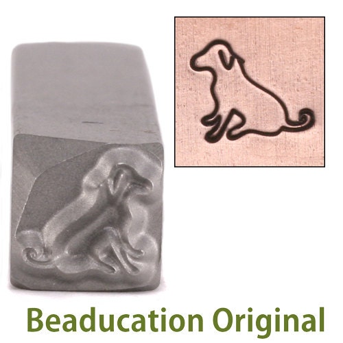 Dog / Puppy Metal Design Stamp Miles the Dog Metal Stamp