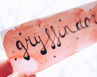 Gryffindor || Harry Potter bookmark