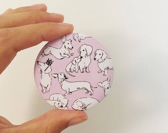 The Dachshund Pocket Mirror