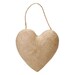 Paper-Mache Puffy Heart Ornament - 5-1/2 inches - Valentine's Day Craft Supplies,Unfinished Mache, Embellishment , Décor