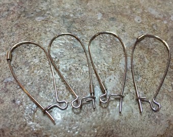 24 surgicsl steel kidney earwires