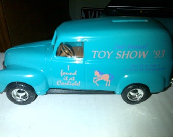 1950 Panel Truck Locking Bank From Toy Show