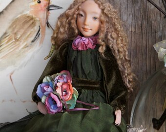 Maritt, handmade OOAK art doll.