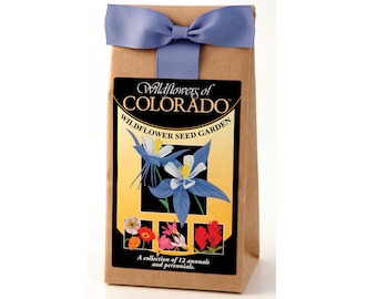 Colorado Wildflowers - Seed Mix - Beautiful collection of 12 annuals & perennials - Enjoy the beauty of Colorado flowers in your own garden