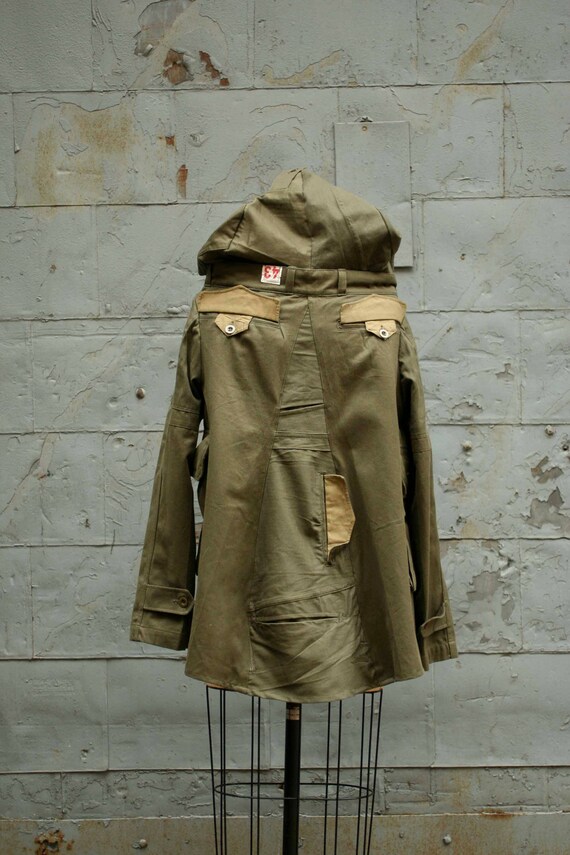 Women's Hooded Army Jacket Women's Outerwear