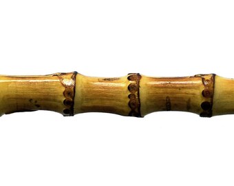 Bamboo root towel bar