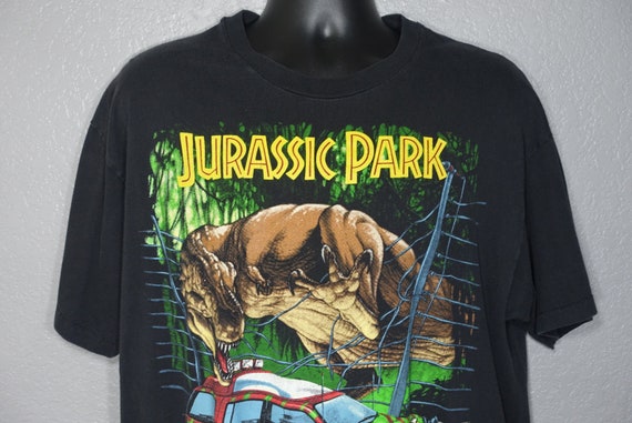 1993 RARE XL Jurassic Park - Jeep T. Rex Vintage T-Shirt