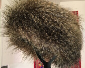 Raccoon Luxe Shag Faux Fur Headband