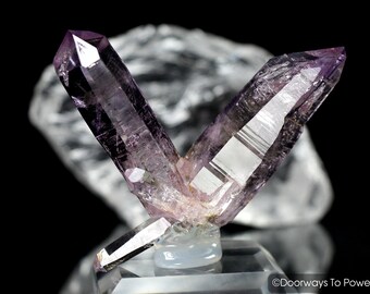 Incredible Vera Cruz Amethyst Crystal Specimen with Record Keeper + Twin Crystal + Manifest Spirit Isis 'Collectors Quality' A+++