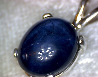 Beautiful Blue Star Sapphire Pendant