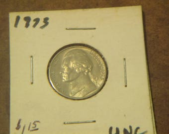 Uncirculated 1973 P Jefferson Nickel