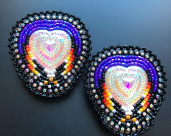 beaded earrings native american