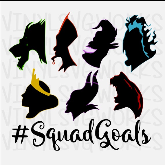 Download Villain Squad Goals SVG FILE