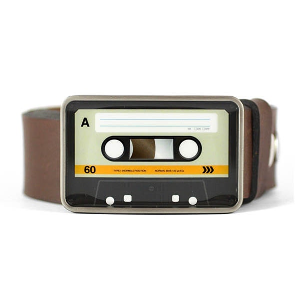 Audio Cassette Belt Buckle Cassette Tape Belt Buckle Retro