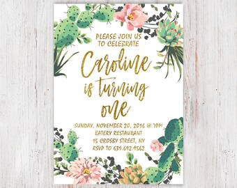 handmade 8th fiesta invite etsy