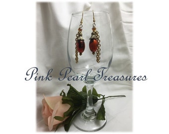 Drops of Sunset earrings