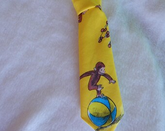 Curious George Necktie**curious george tie**curious george cake smash**curious george boy birthday**curious george boy necktie**baby necktie