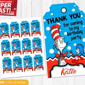 Dr seuss thank you | Etsy