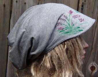 Newsboy Slouchy Hat With Visor Slouchy Hat Cotton Hat Head Covering for Women Chemo Hats Cancer Hats Chamois Headwear for Women