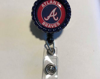 Atlanta Braves Retractable ID Badge Reel, Atlanta Braves magnets, Atlanta Braves earrings, Atlanta Braves keychain