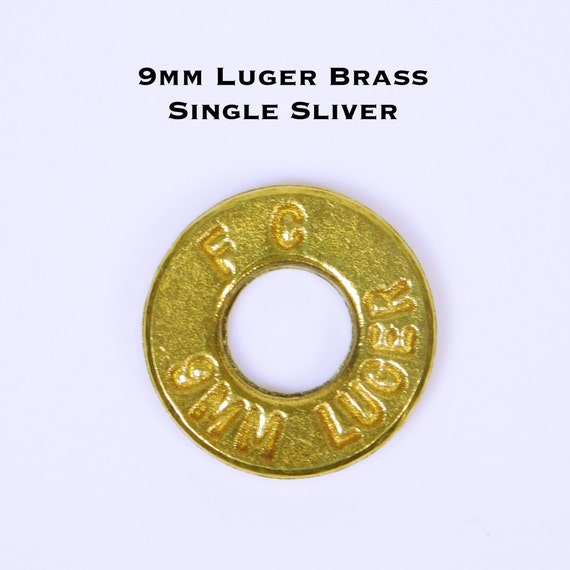 9MM Luger Sliver Thin Once Fired Bullet Cartridge Head Stamp