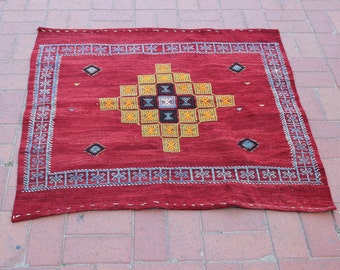Small Boho Rug, Turkish Vintage Rug, Bohemian Rug, Tribal Rug, Anatolian Rug, Anadol Rug