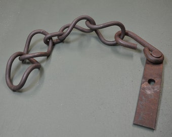 Rusted Chain Links, Vintage Chain, Garden Art, Industrial Steampunk, #263