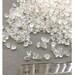 300 pc Rubber Ear Backings, Earring back stoppers, Rubber Ear stoppers, translucent rubber ear backings, rubber earring backs, clear backs