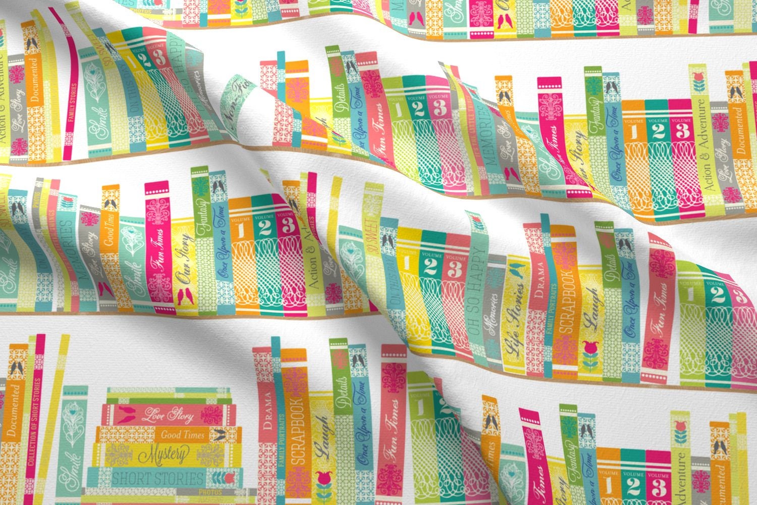 Library Books Fabric For The Love Of Reading By